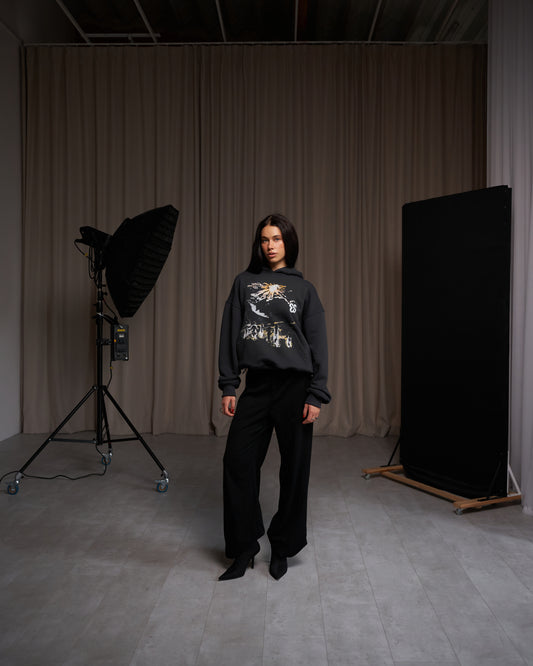 "Sunrise" Hoodie Grey