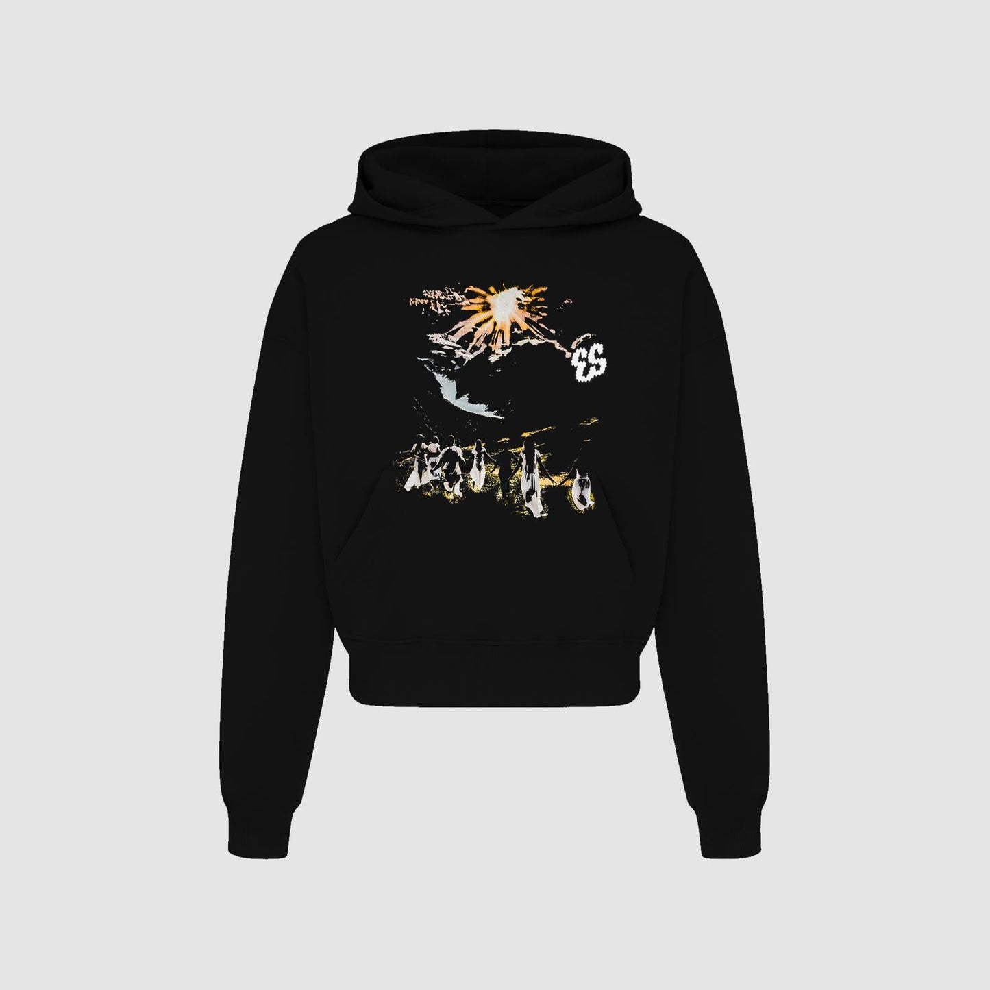 "Sunrise" Hoodie Black