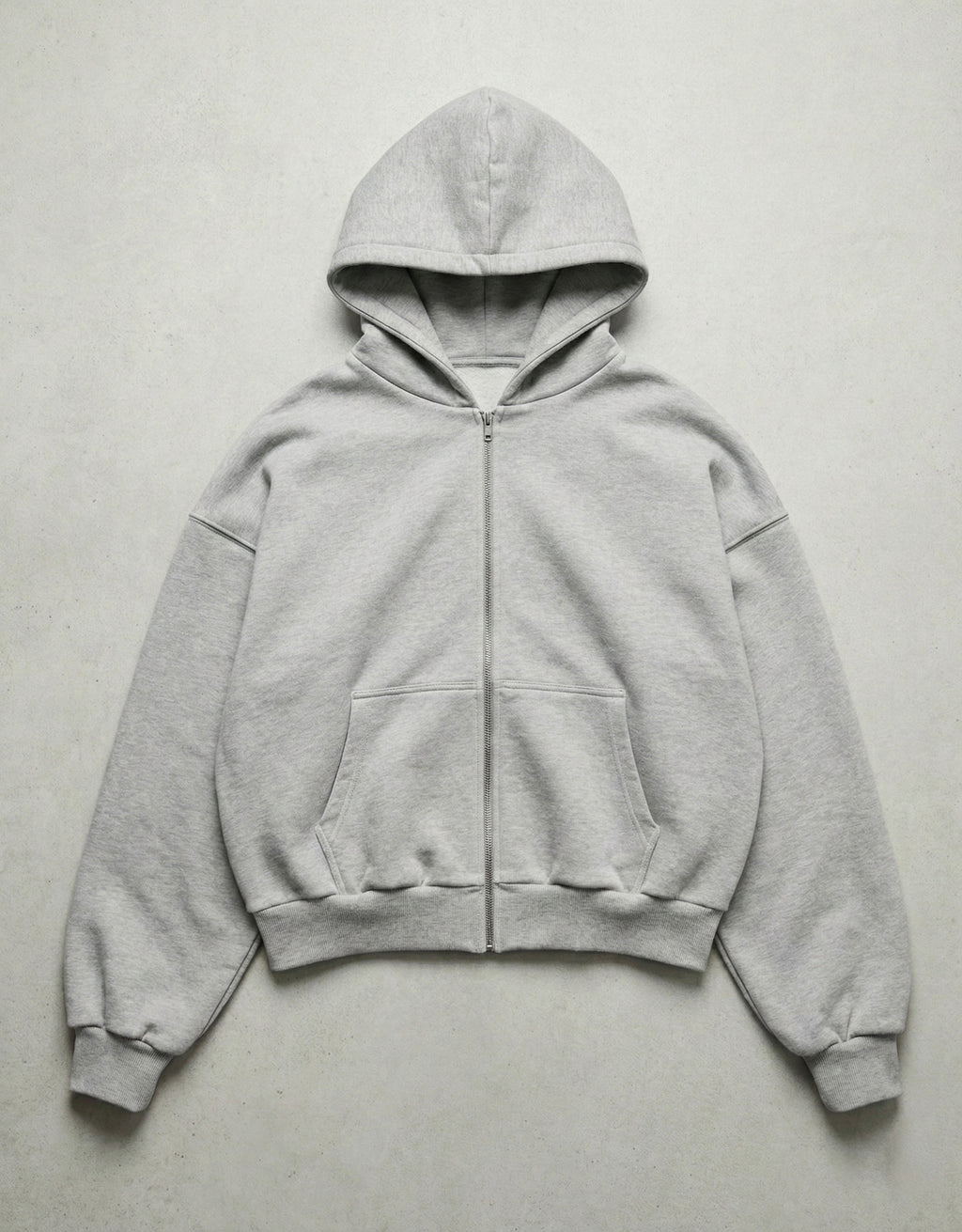 Hoodie Grey ZIP